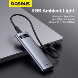 Box Đựng Ổ Cứng Di Động SSD M.2 Baseus FlyJoy Series SSD Enclosure Type C 3.2 Gen2 (M.2 NVMe and SATA 2280/2260/2242/2230) - Ảnh 6